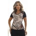 034435  Blusa Manga Curta Ramany Sublimada